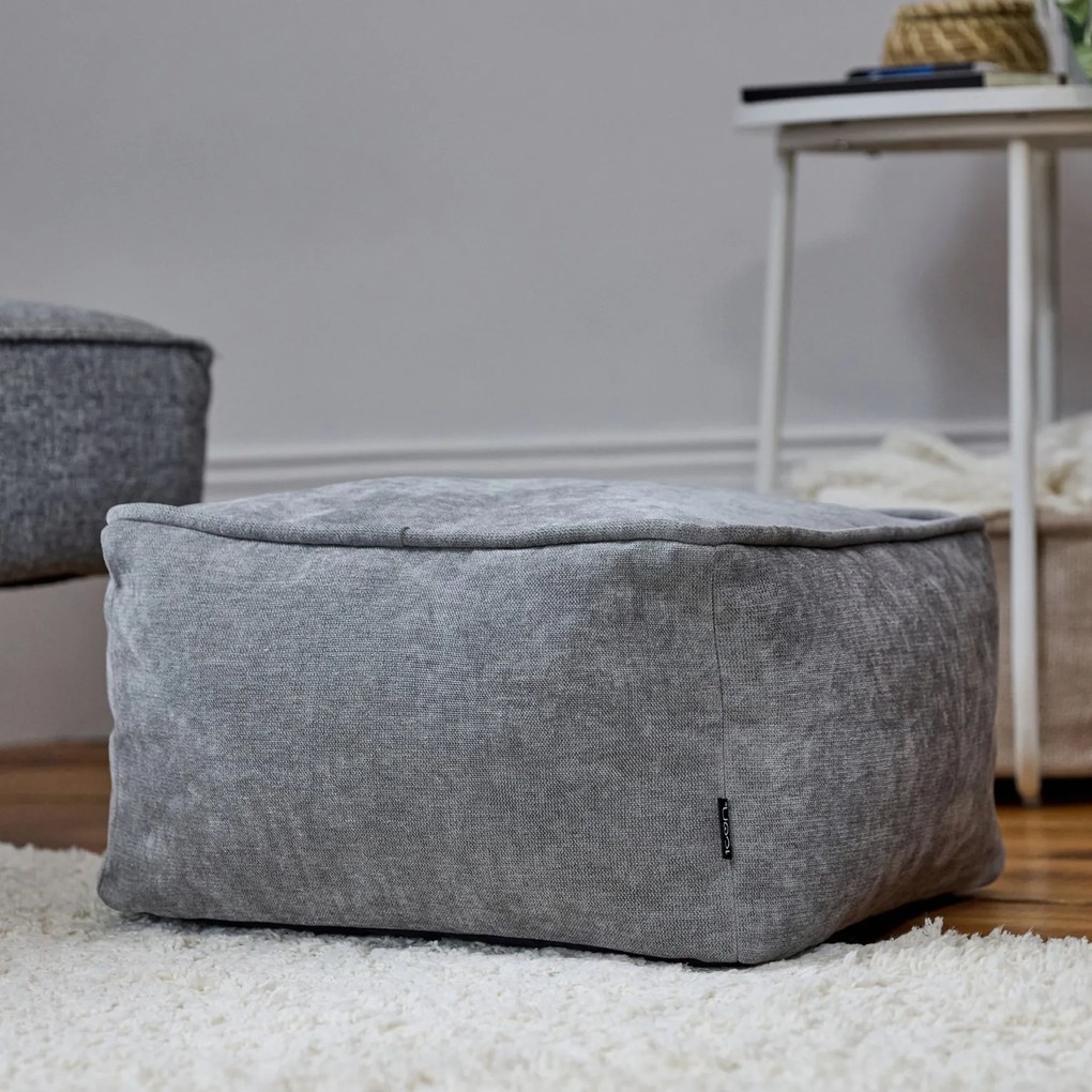 Amara Chenille Footstool