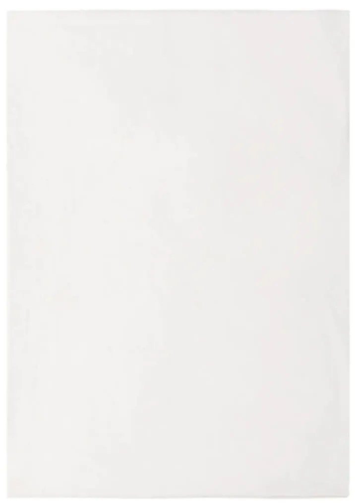 vidaXL Vloerkleed 180x270 cm kunstkonijnenbont crèmekleurig