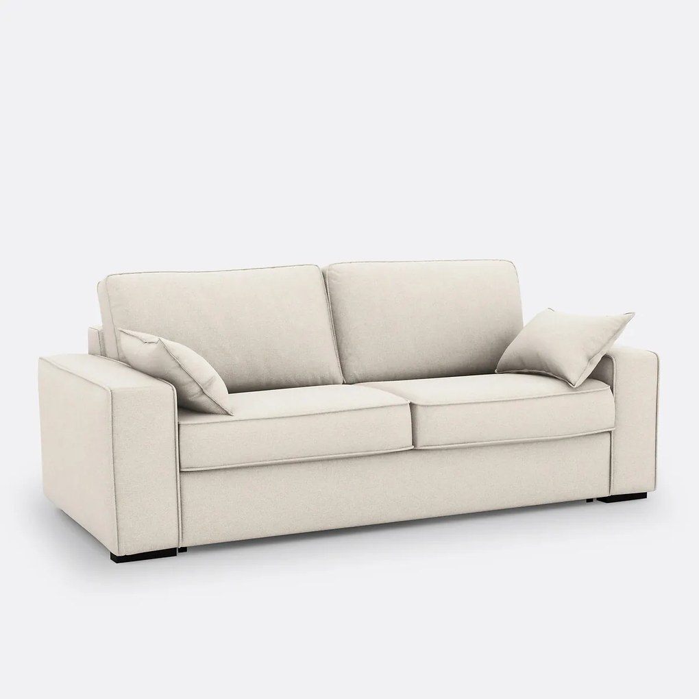 Slaapbank in polyester, premium HR-schuim, Cecilia