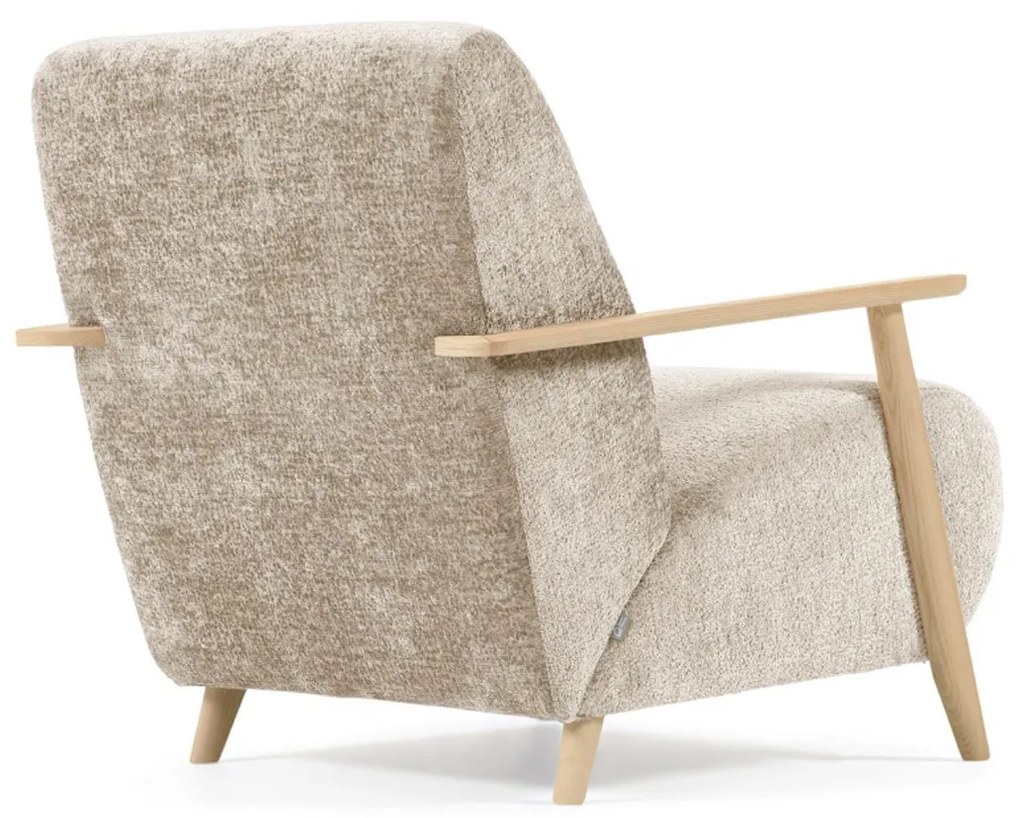 Kave Home Meghan Fauteuil Retro Beige Chenille