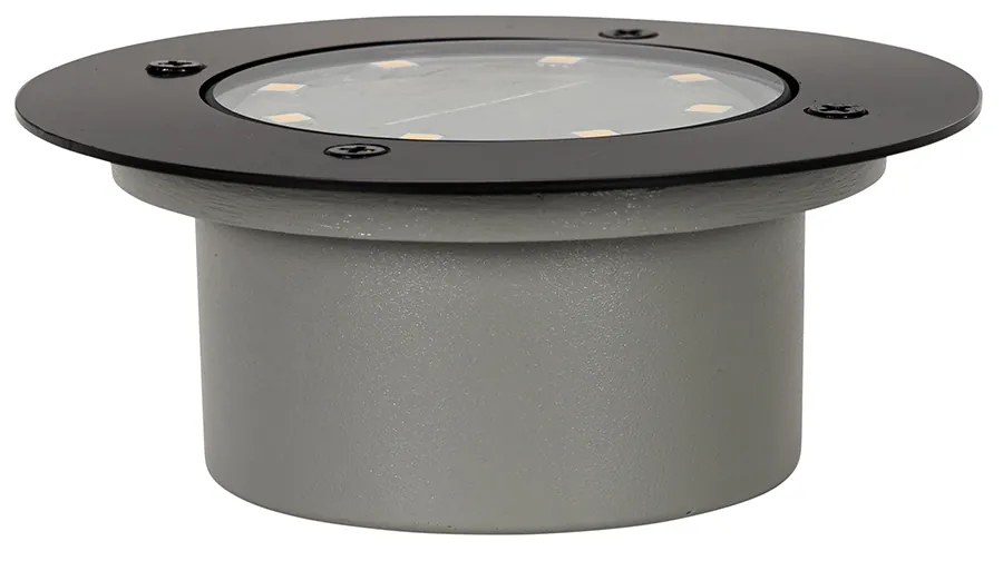 Set van 6 grondspots zwart incl. LED IP65 Solar - Terry