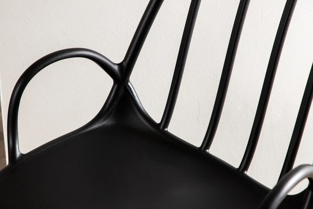 Jörn Eetkamerstoel - Natalia - Zwart - Kunststof - Jörn