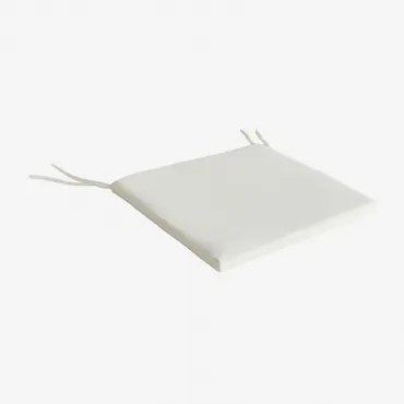 Hoog Kruk Kussen Van Polyester Elton Gardenia Wit - Sklum
