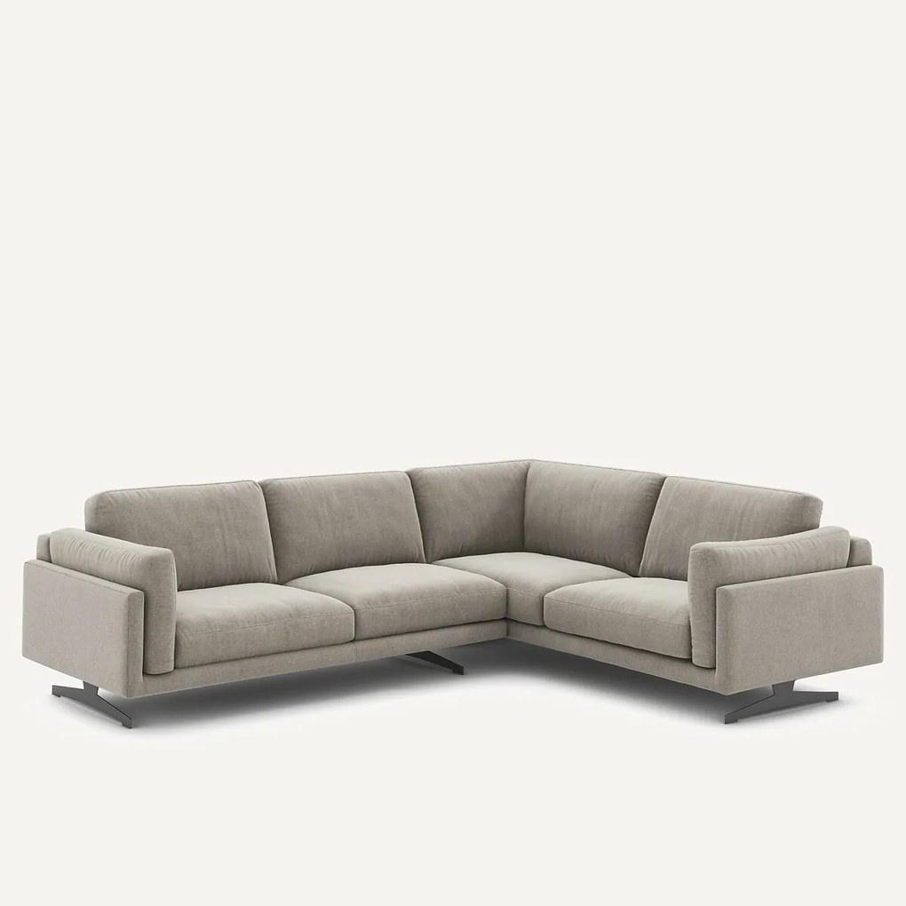 Chenille fluwelen hoekbank, César