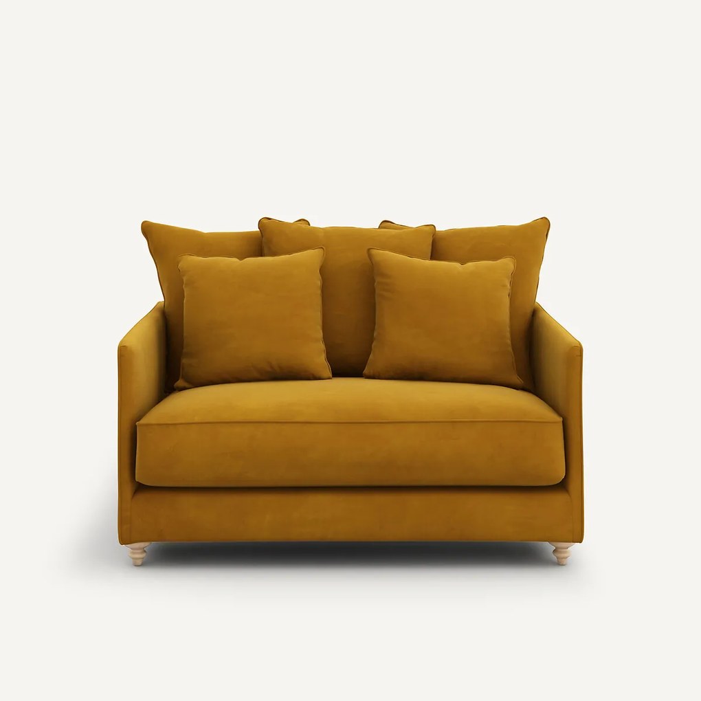 2-zits omvormbare zetel van fluweel, Lazare