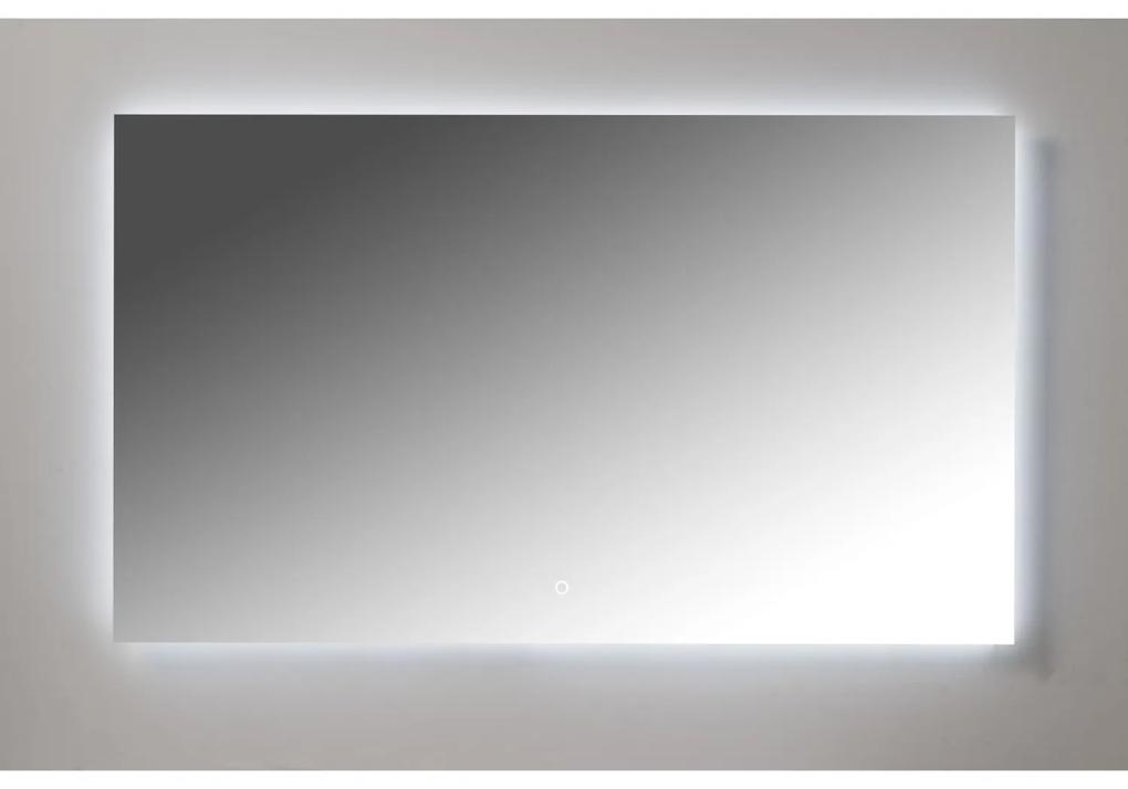 Badkamerspiegel Xenz Peschiera 120x70cm met Rondom Indirecte Verlichting en Spiegelverwarming