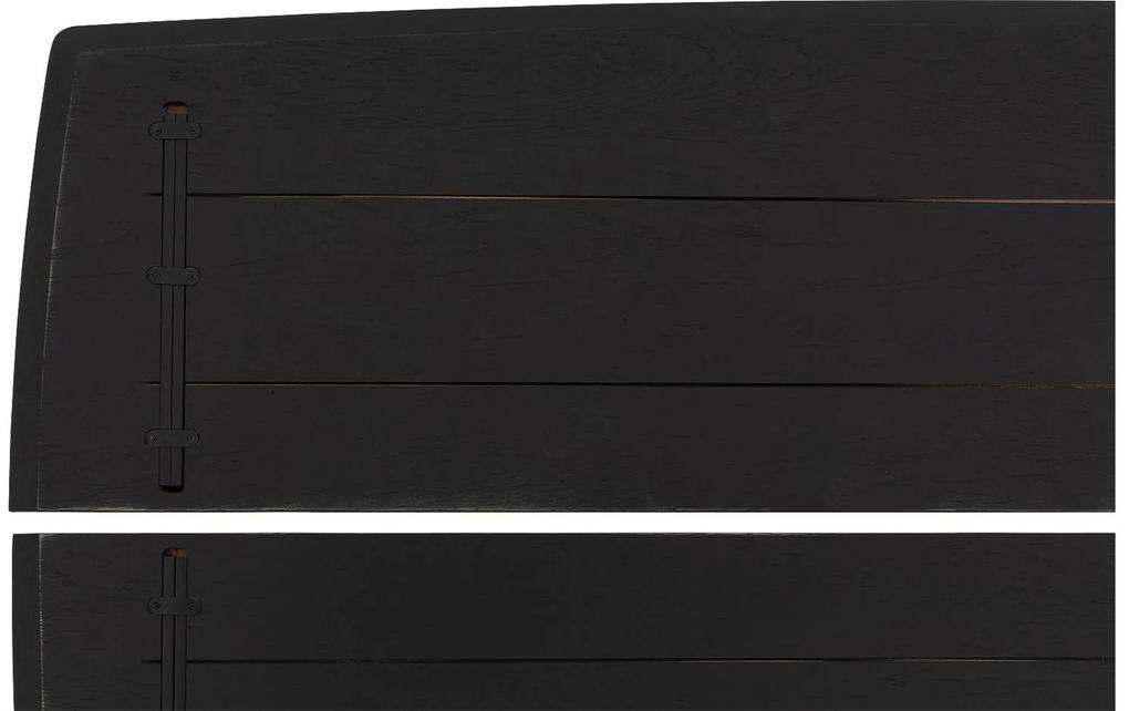 Goossens Excellent Eettafel Floyd, Semi rechthoekig 260 x 100 cm met split