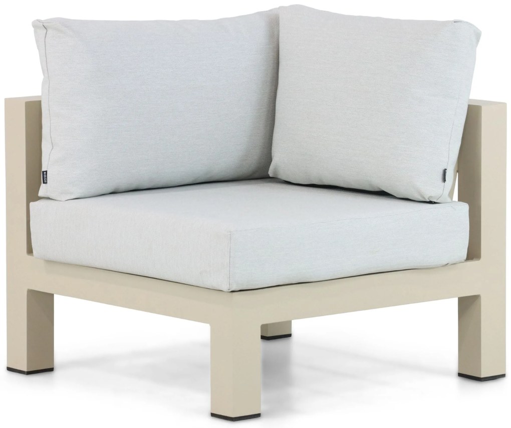 Hoek loungeset 5 personen Aluminium Taupe Lifestyle Garden Furniture Luca