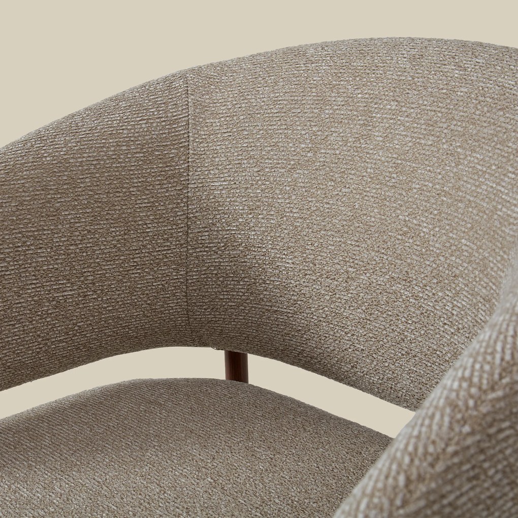 Walnoot Eetkamerstoel Met Armleuningen