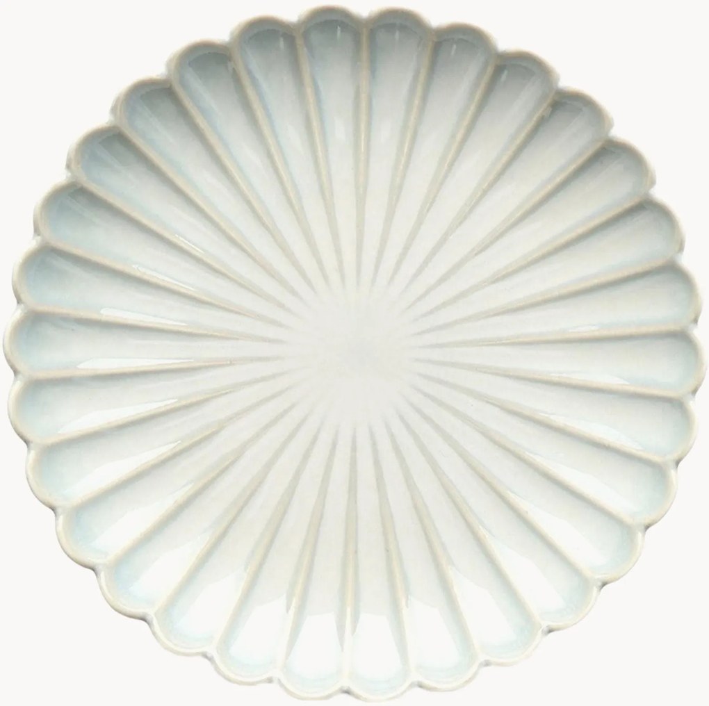 Porseleinen dessertbordjes Lotus, 4-delig