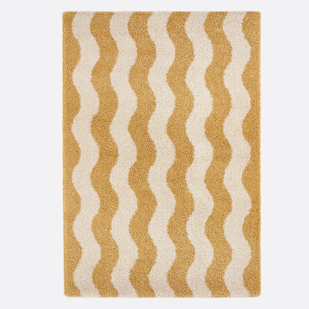 Rechthoekig vloerkleed, golfpatroon, NAMI