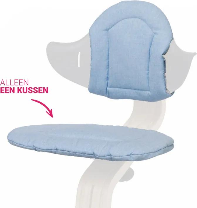 Highchair cushion kussen - Pale Blue/Sand - Kinderstoelen details