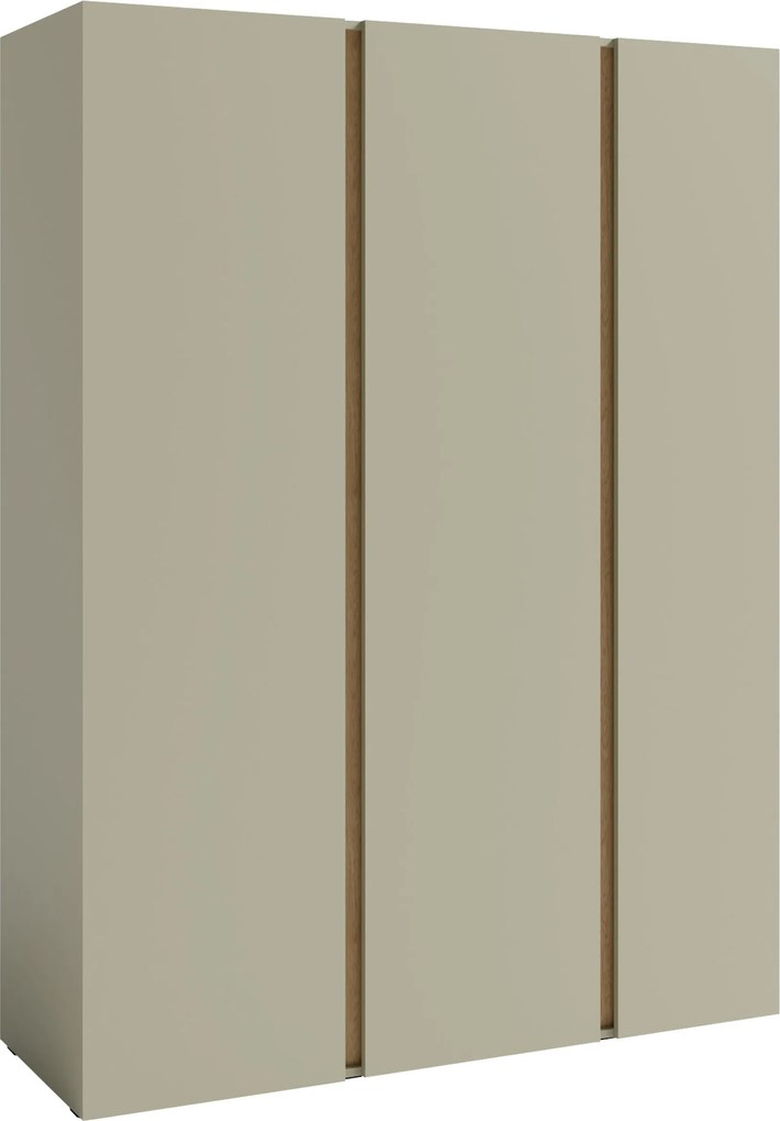 Kledingkast Fiosono 100, Eucalyptus, Eiken, 195x145x50cm, 108 kg, Kledingkast deuren: Met scharnieren