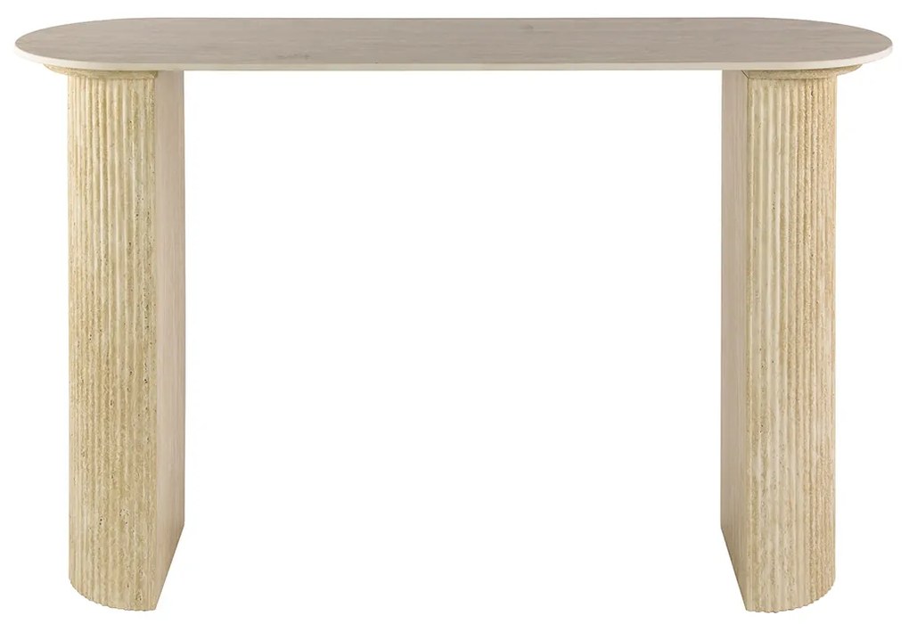 Hal En Kaptafel Met Een Keramiek Blad - 120 X 35cm.