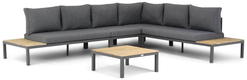 Loungeset 5 personen Aluminium Grijs Lifestyle Garden Furniture Palm Beach