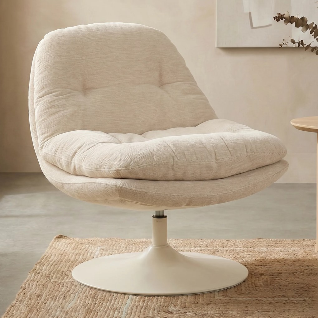 Draaibaar Fauteuil Beige