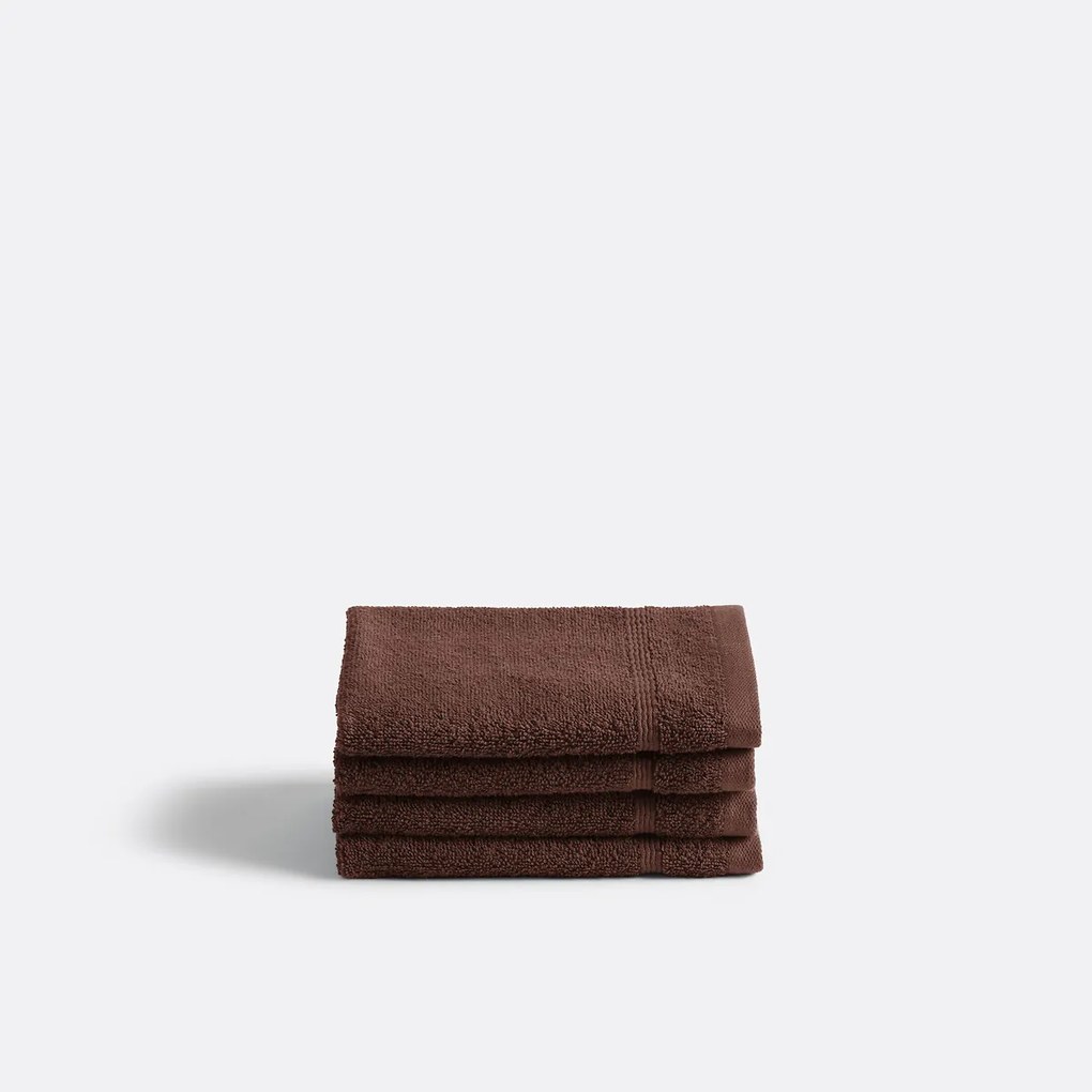Set van 4 gastendoekjes in badstof 600 g/m², Zavara