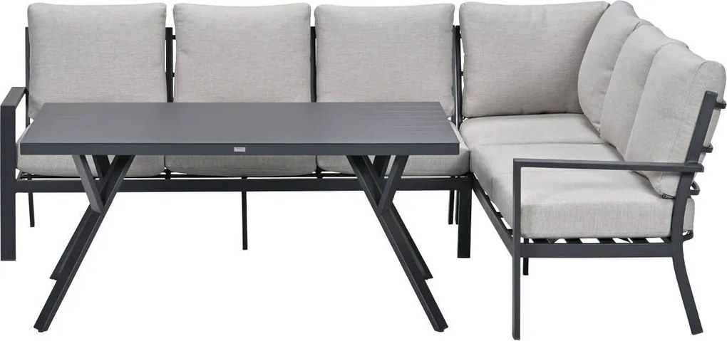 Garden Impressions Senja lounge dining set 3-delig rechts - sandstone