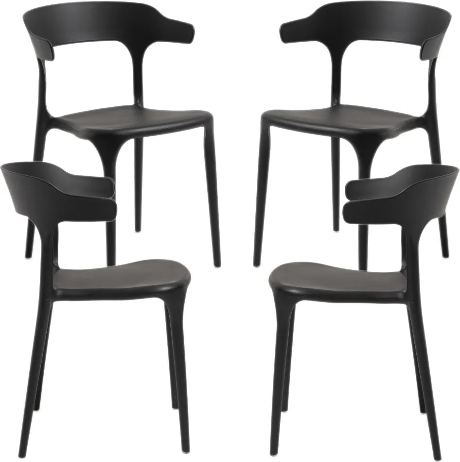 Set 4 Teul Stoelen