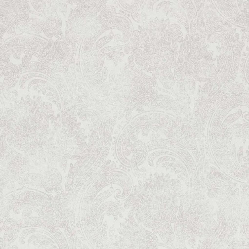 Rivièra Maison - RM Wallpaper Pretty Paisley flax - Kleur: grijs