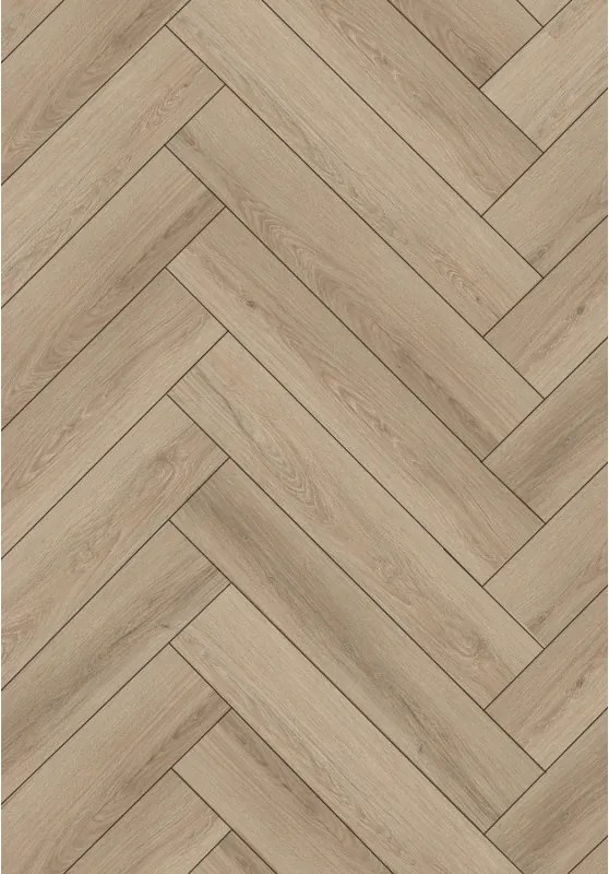 Mexen Palmdale  vinyl paneel visgraat 570 x 95 mm LVT Dryback 2,5 mm, PVC onderlaag, 4 V-groef, Eik - F1480-0570-095-255-4V1-01