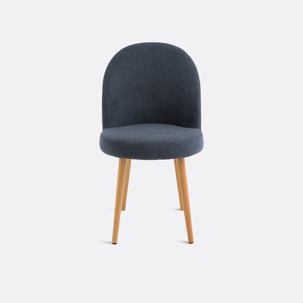 Stoel in ribfluweel, Inès