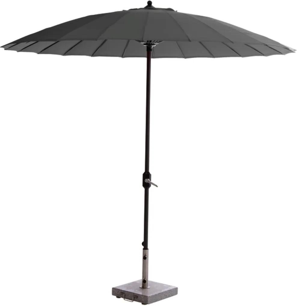 Manilla parasol doorsnede 250 cm carbon black dark grey