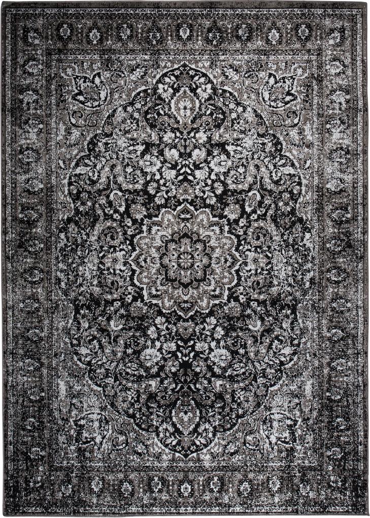 Vloerkleed 'Elian' 160 x 230cm, kleur Zwart