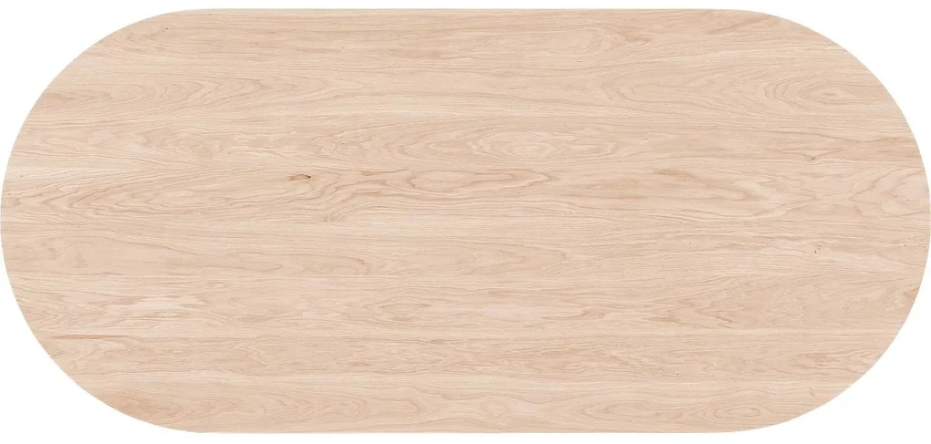 Goossens Excellent Eettafel Floyd, Semi rond 220 x 100 cm