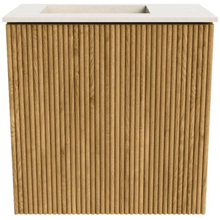 Mondiaz Joya DLux 40cm toiletmeubel oak met wastafel faye links 1 kraangat meli