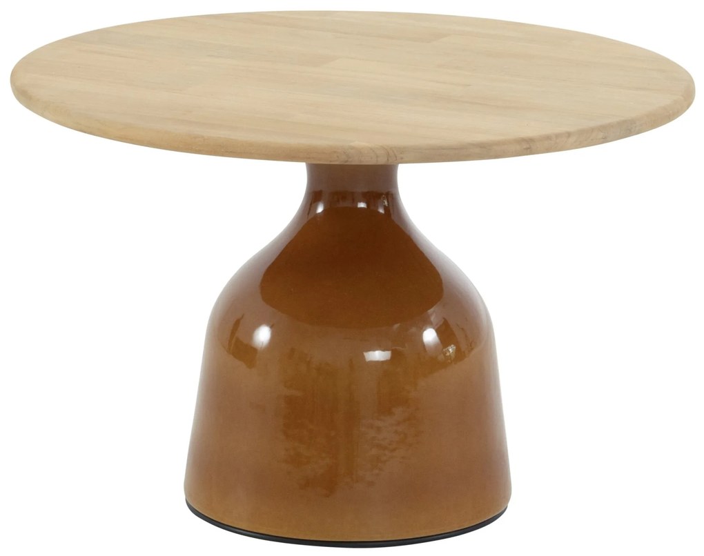 June lounge tuintafel hoogglans keramiek caramel 60xH40 cm 4 Seasons Outdoor