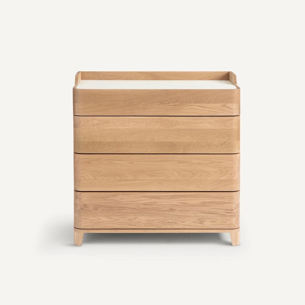 Ladekast in massief eik, Junius design E. Gallina