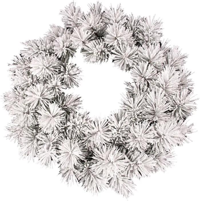 Van Der Gucht Oregon kerstkrans met sneeuw 60 cm