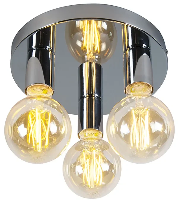 Art Deco plafonnière luchter - gesatineerd persglazen kap