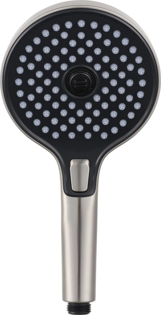 Ben Beam handdouche rond Ø13cm met 3 straalsoorten RVS-look