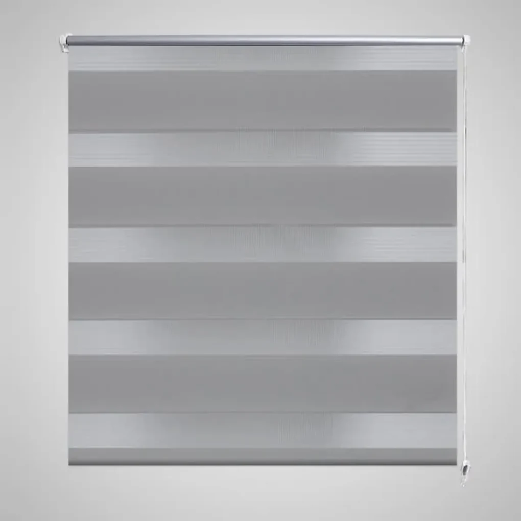 vidaXL Duo rolgordijn 120 x 230 cm grijs