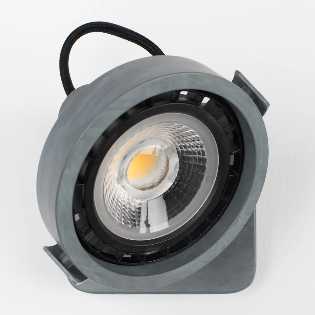 Zuiver Dice-1 DTW Metalen LED Spotje Grijs