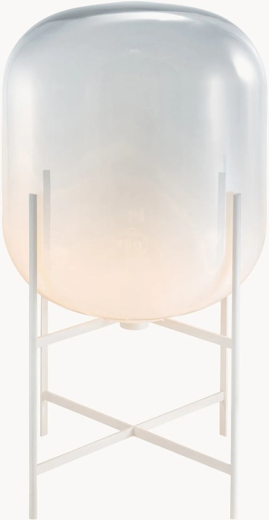 Kleine vloerlamp Oda van mondgeblazen glas