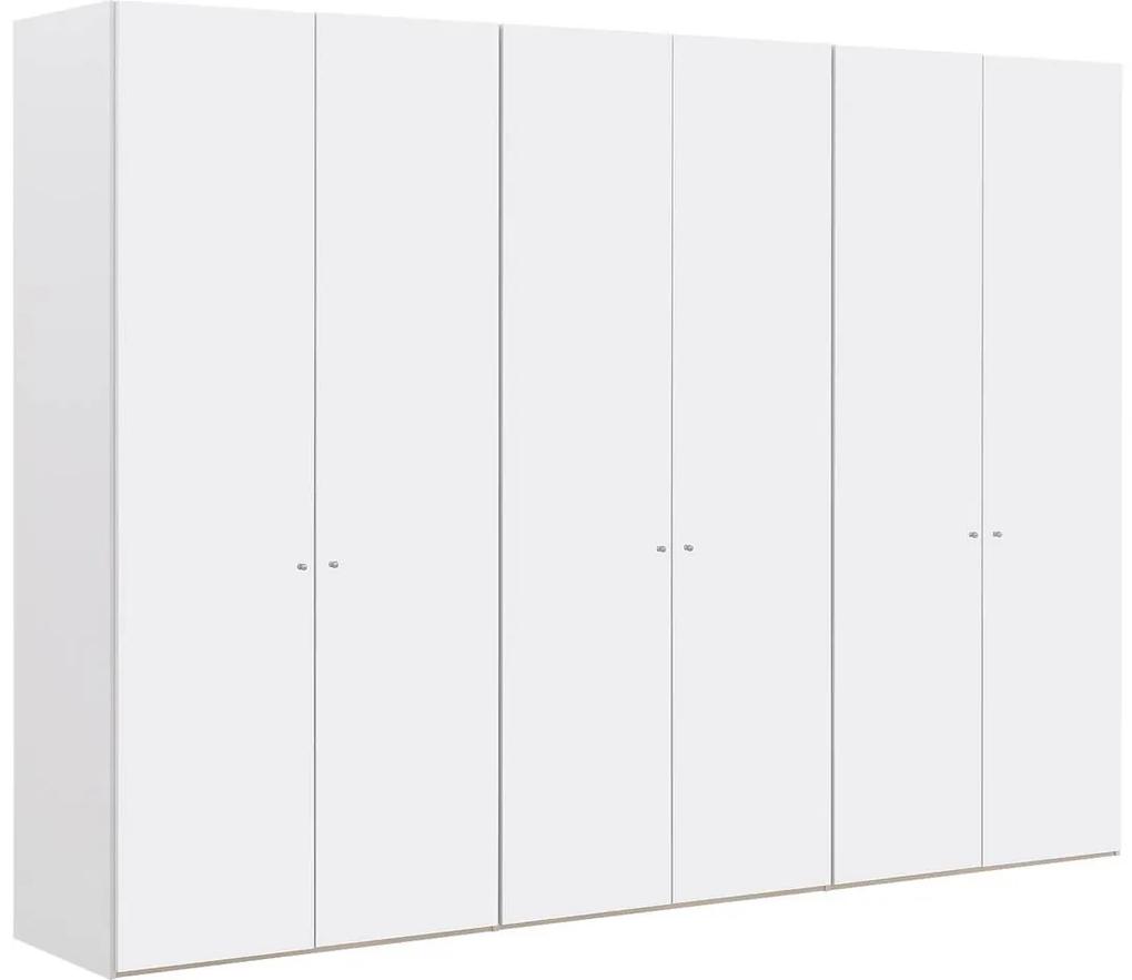 Goossens Kledingkast Easy Storage Ddk, Kledingkast 304 cm breed, 220 cm hoog, 6x draaideur