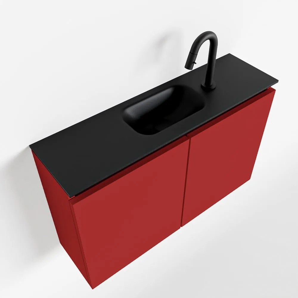 Mondiaz Ture 80cm toiletmeubel fire met wastafel urban midden 1 kraangat