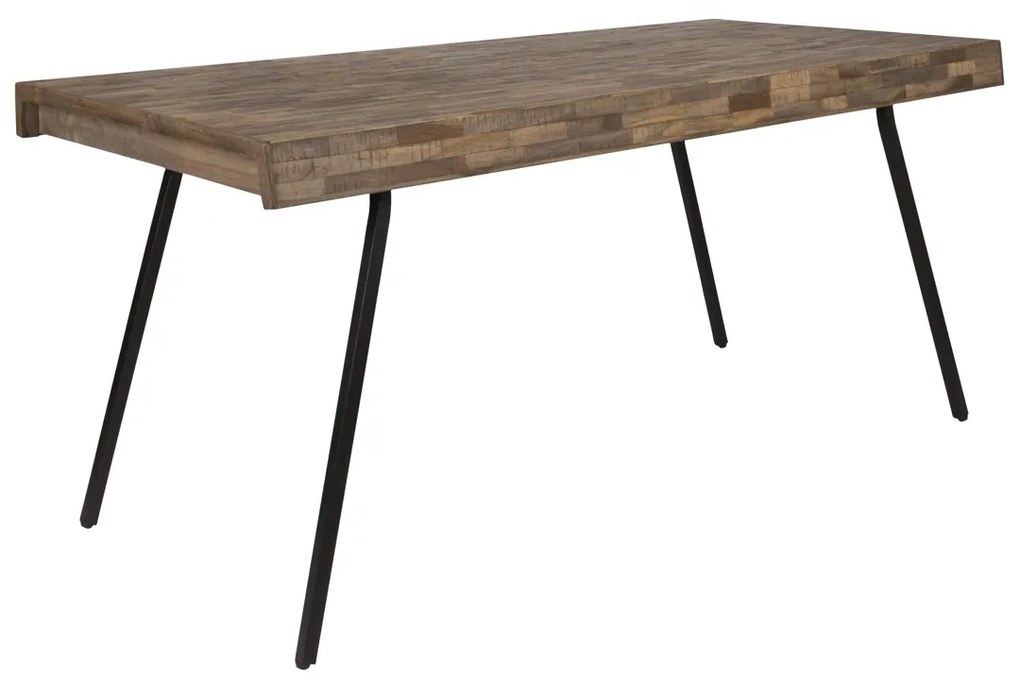 Bodio Suri Eettafel Van Gerecycled Teak Hout 180 X 90 Cm - 180 X 90cm.