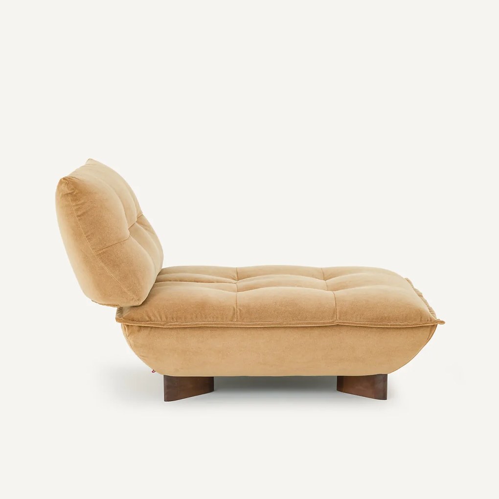 Modulaire fauteuil in linnen fluweel, KAORI