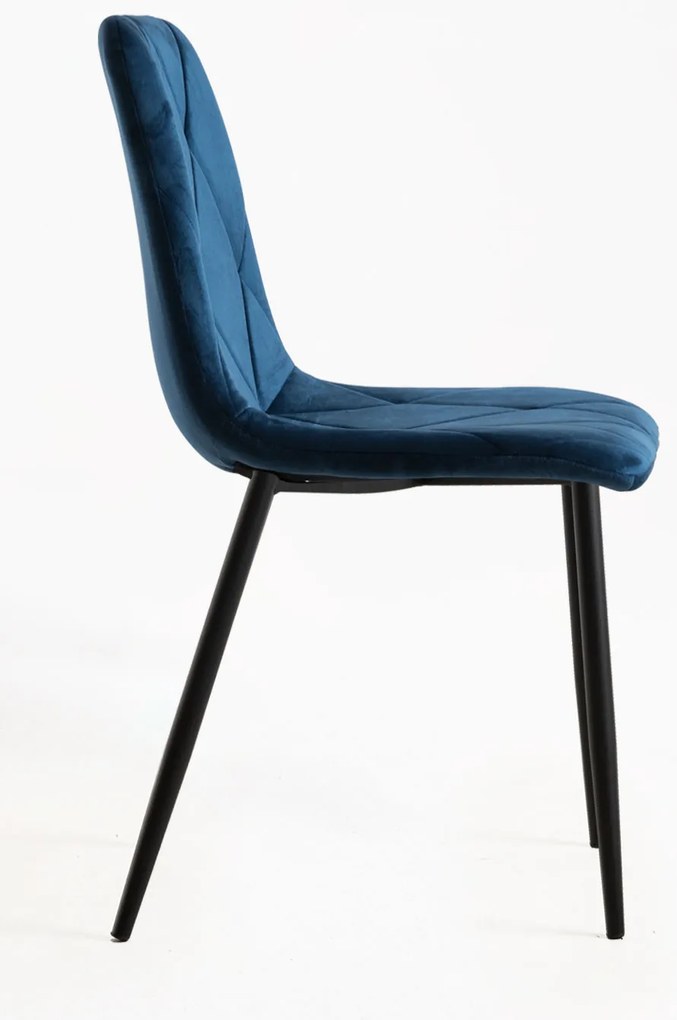 Set 4 Fluwelen Lyke Stoelen