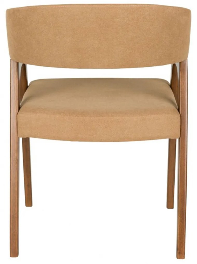 Dutchbone Adamello Vintage Eetkamerstoel Walnoot Beige