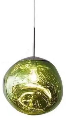 Njoy Hanglampglas met E27 fitting, diameter 270 IP20 met 4W 20x20cm LED verlichting green SD-2040-12