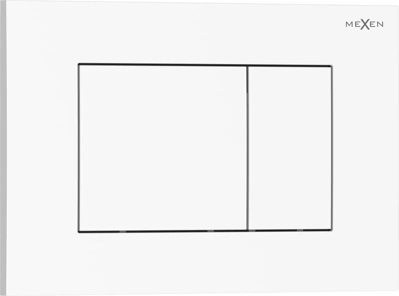 Mexen Tex 02 spoelknop, glanzend wit - 6102-01