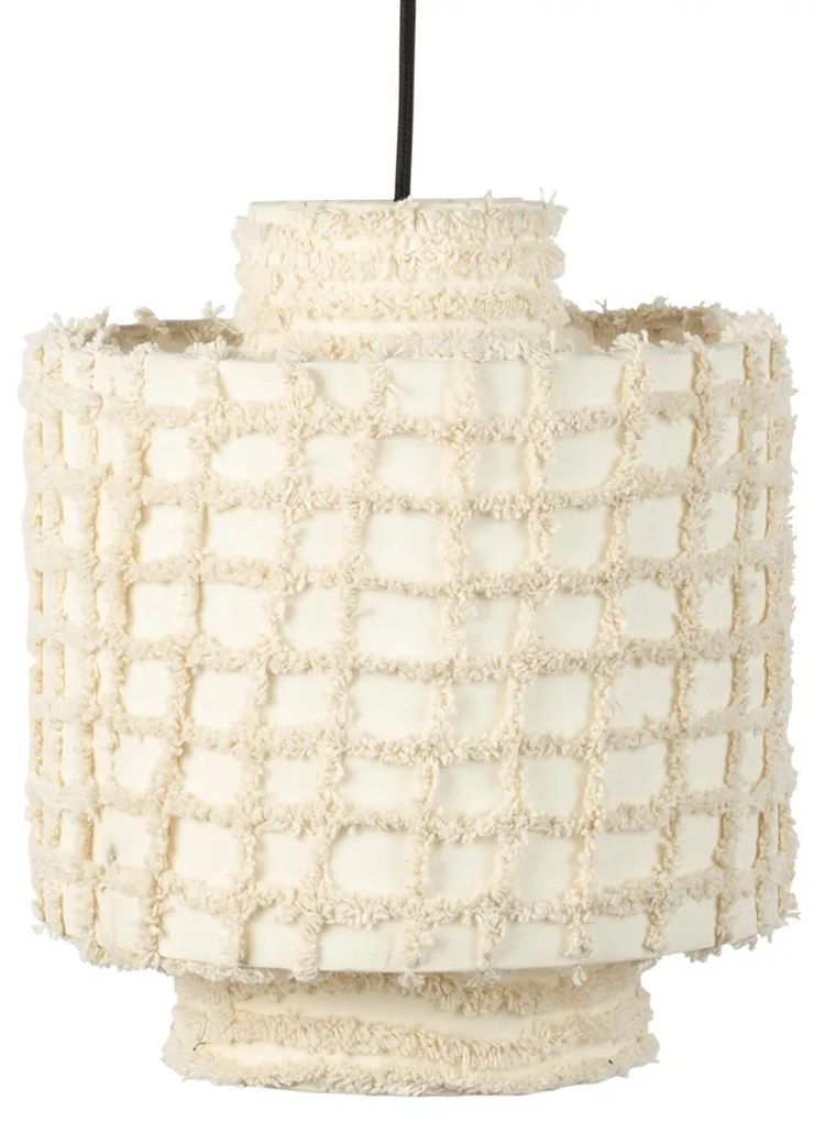 Hanglamp Creme Witte Stof