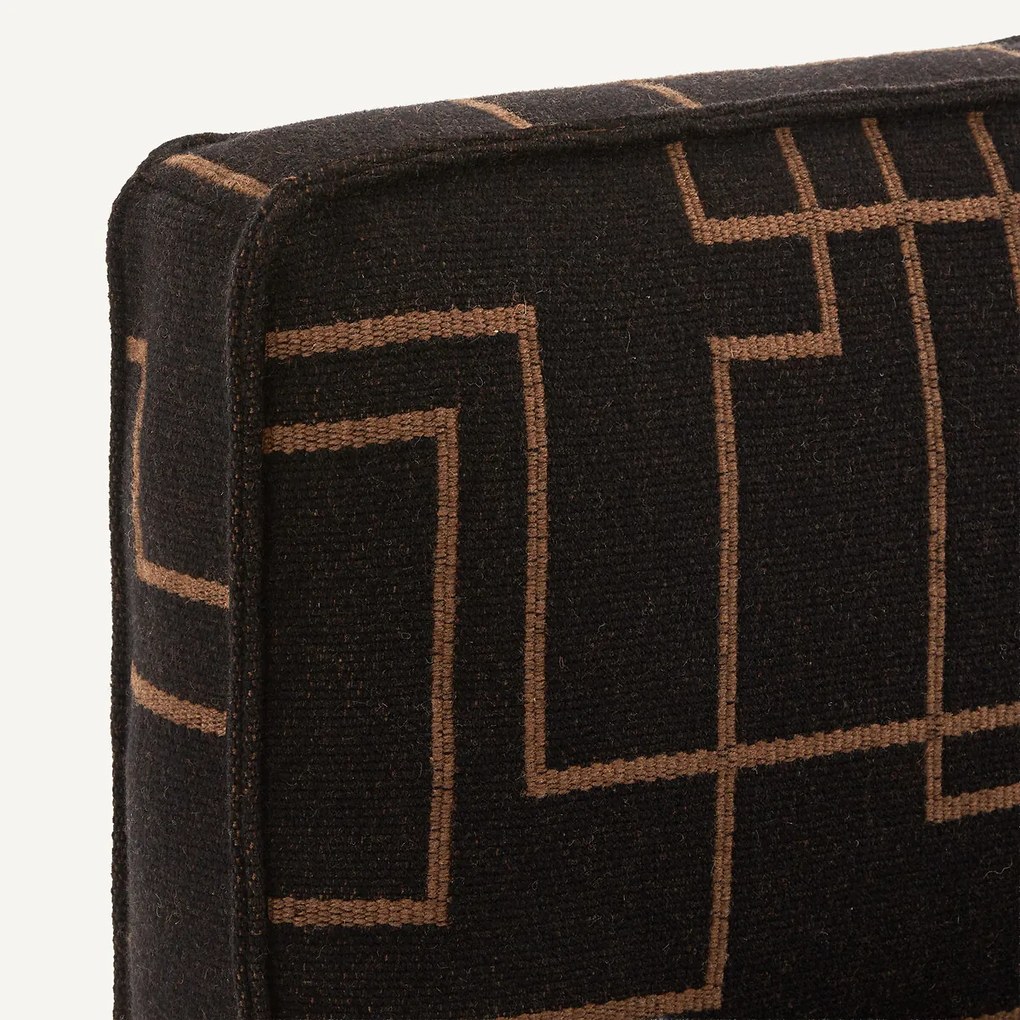 Bedrukte jacquard kussens, 62% wol, voor fauteuil DILMA