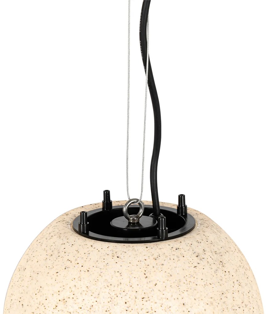 Smart buitenlamp grijs 25 cm IP65 incl. Wifi A60 - Nura