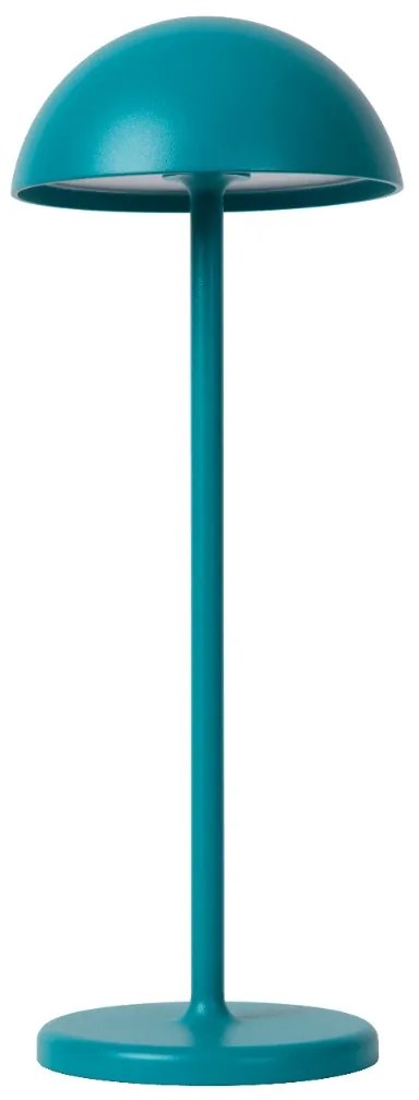 Lucide Joy oplaadbare lamp 1.5W 30x12cm turquoise